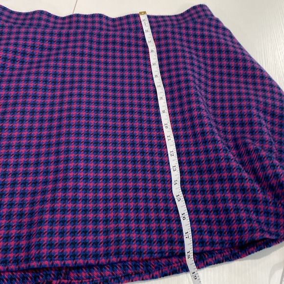 ModCloth plaid swing circle mini skirt 1x NWT with pockets - Picture 14 of 16